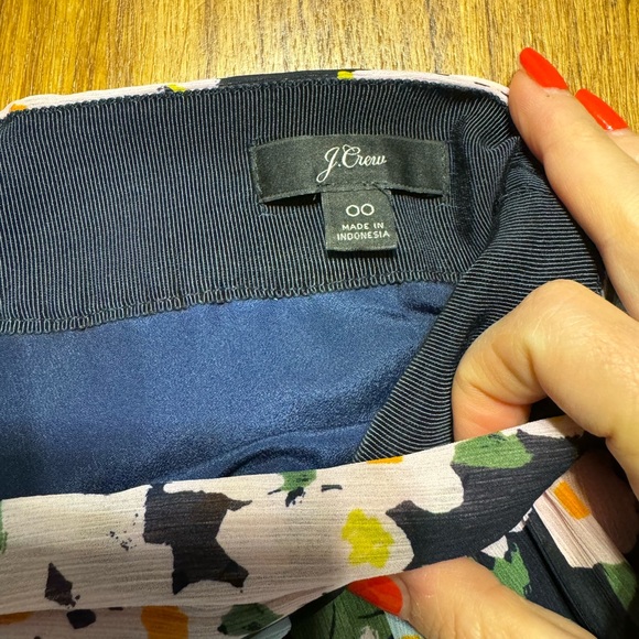 JCrew Chiffon Point Sur floral maxi skirt - Picture 9 of 11